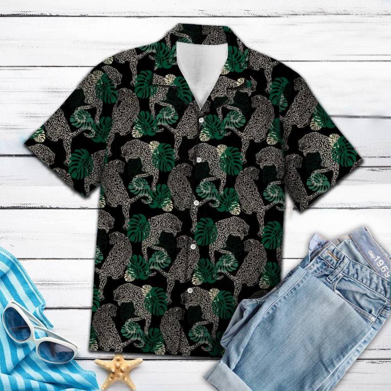 Leopard Forest Hawaii Shirt Ha19842