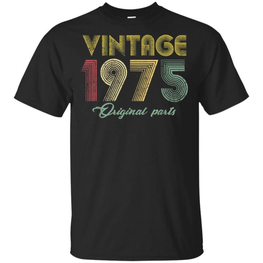 Vintage 1975 T-Shirt Retro 44th Birthday Gift Shirt