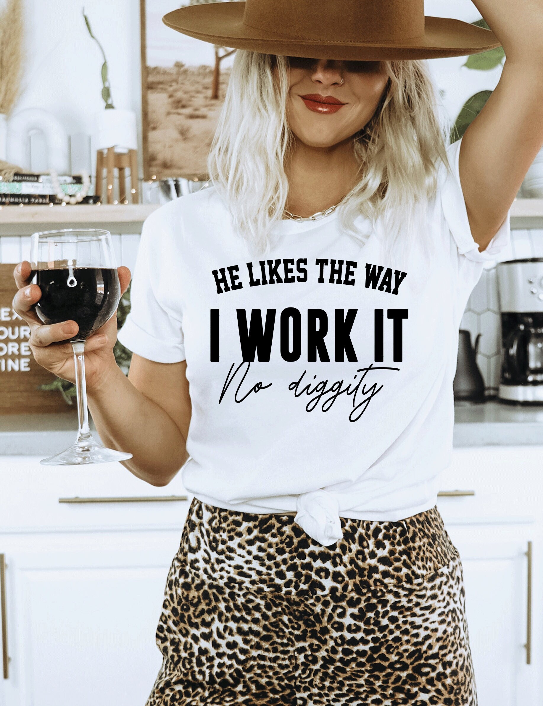 He likes the way I work it,No Diggity tshirts, Bachelorette Shirts, Bach it up, bach to the 90s, Blackstreet, 90s bride, bridesmaid T-shirts