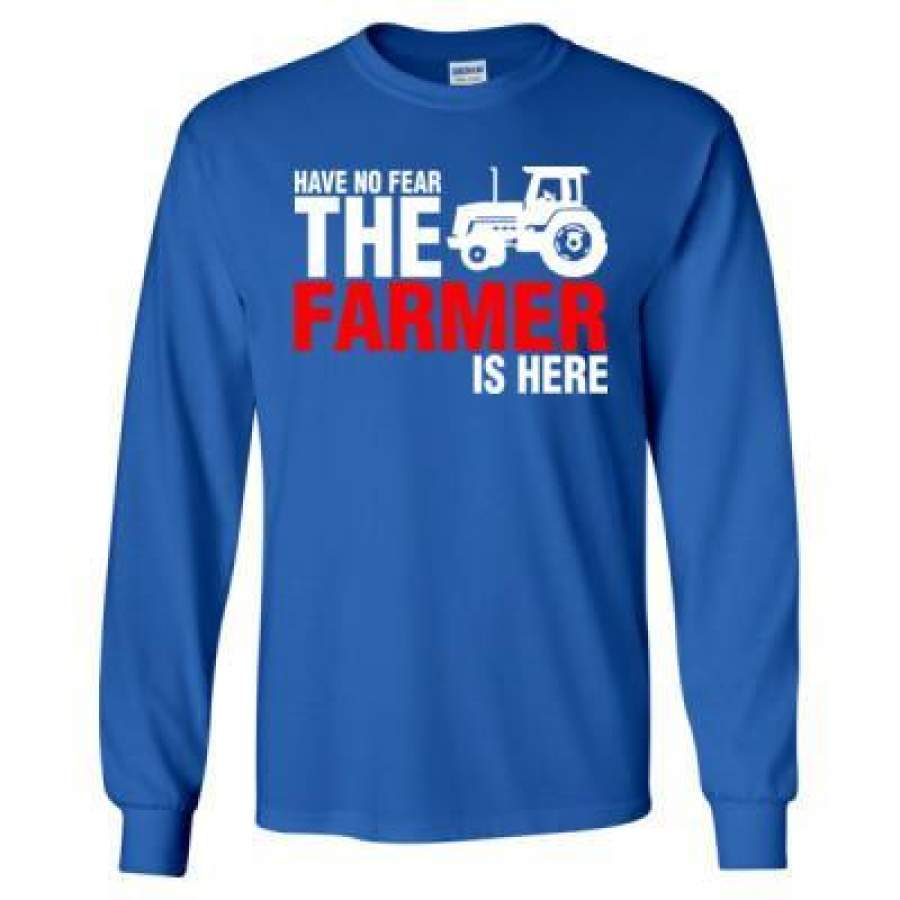 AGR Have No Fear The Farmer Is Here – Long Sleeve T-Shirt