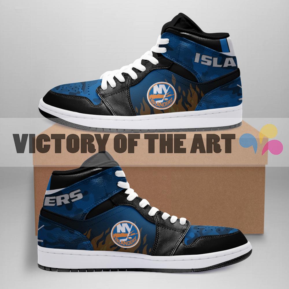 Pro Shop Camo Logo New York Islanders Jordan Sneakers