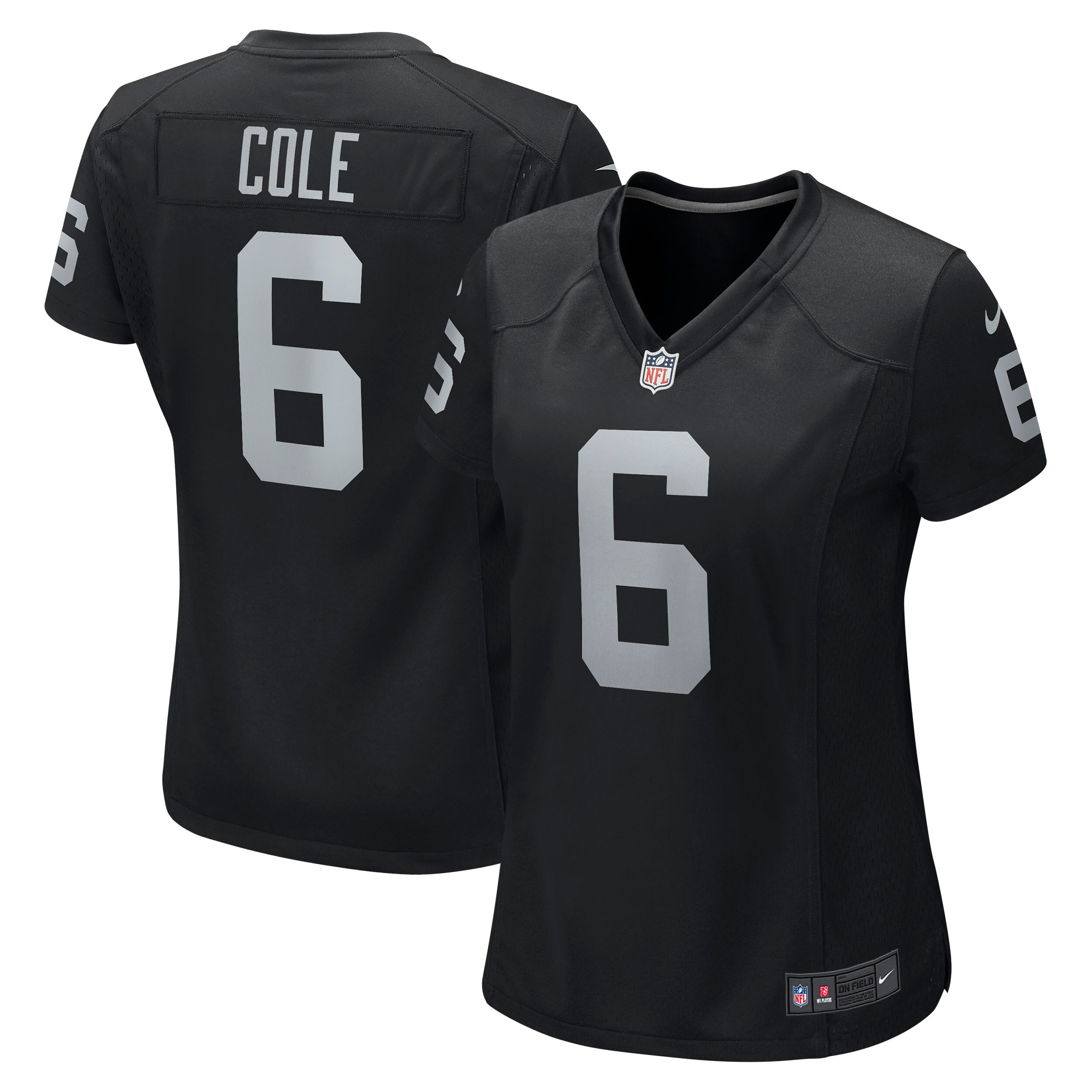 Women’s Las Vegas Raiders AJ Cole Black Game Jersey