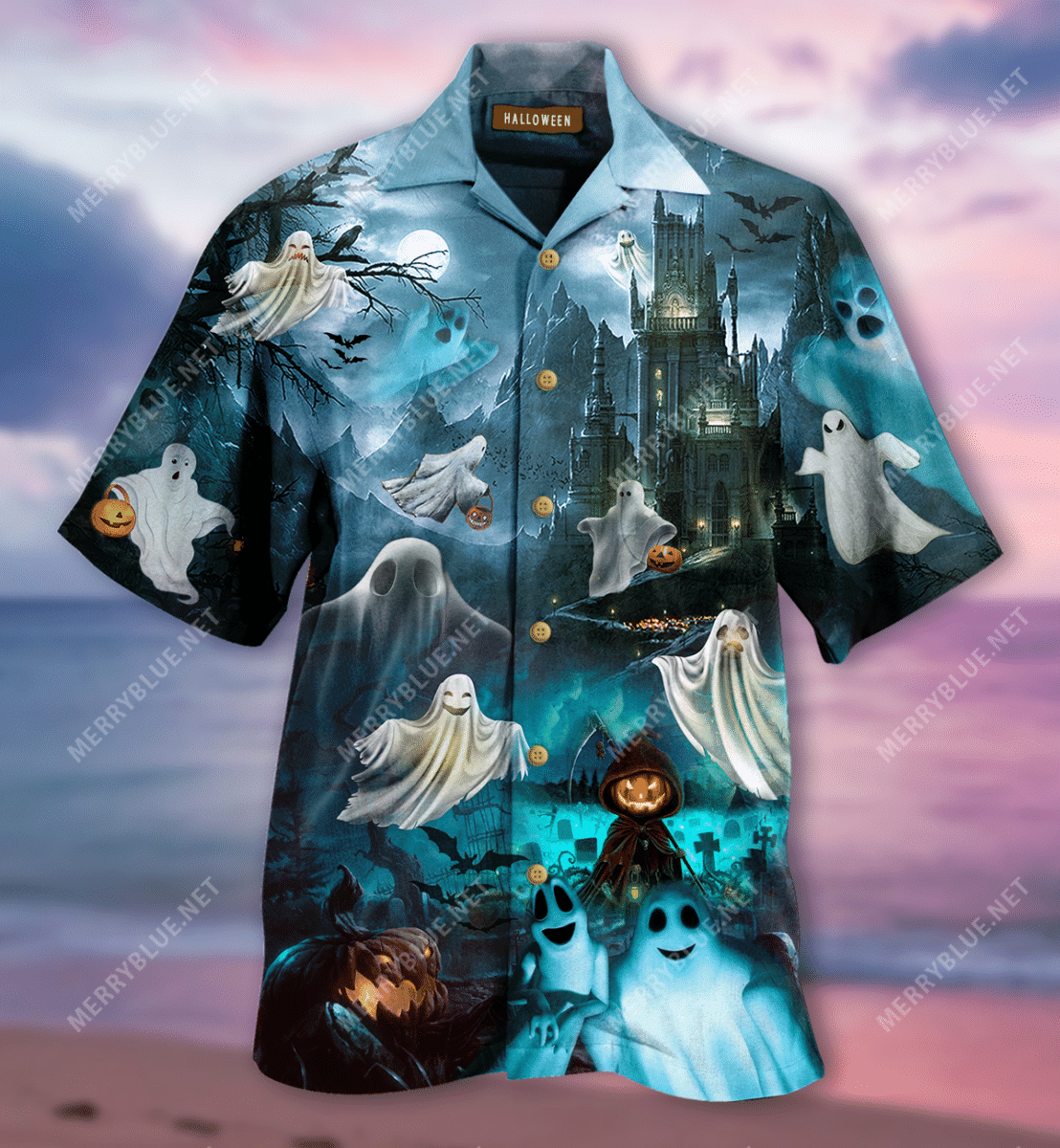 Cover Your Body With Amazing Say Boo And Scary On Unisex Hawaii Shirt Ha84448