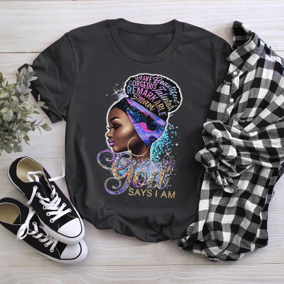 Shirt For Girl Black Girl Shirt God Says I Am Shirts