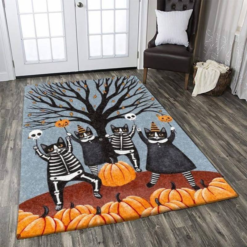 Cat Halloween HM230806M Rug