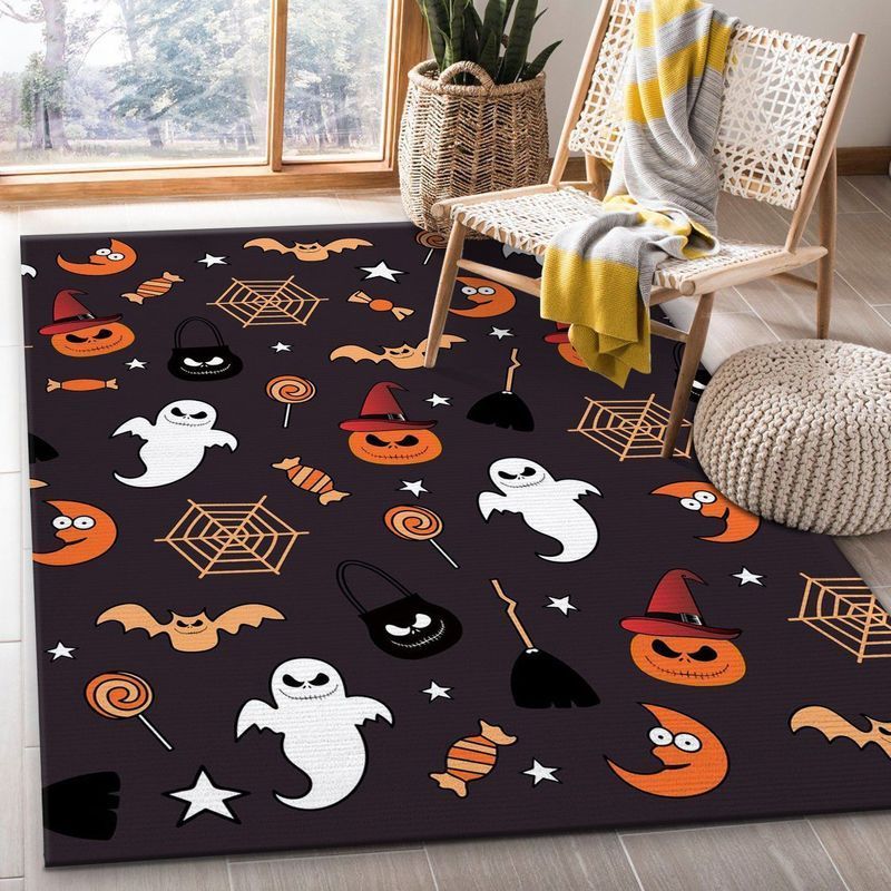 Halloween Party Area Rug Living Room Rug Home Decor Floor Decor