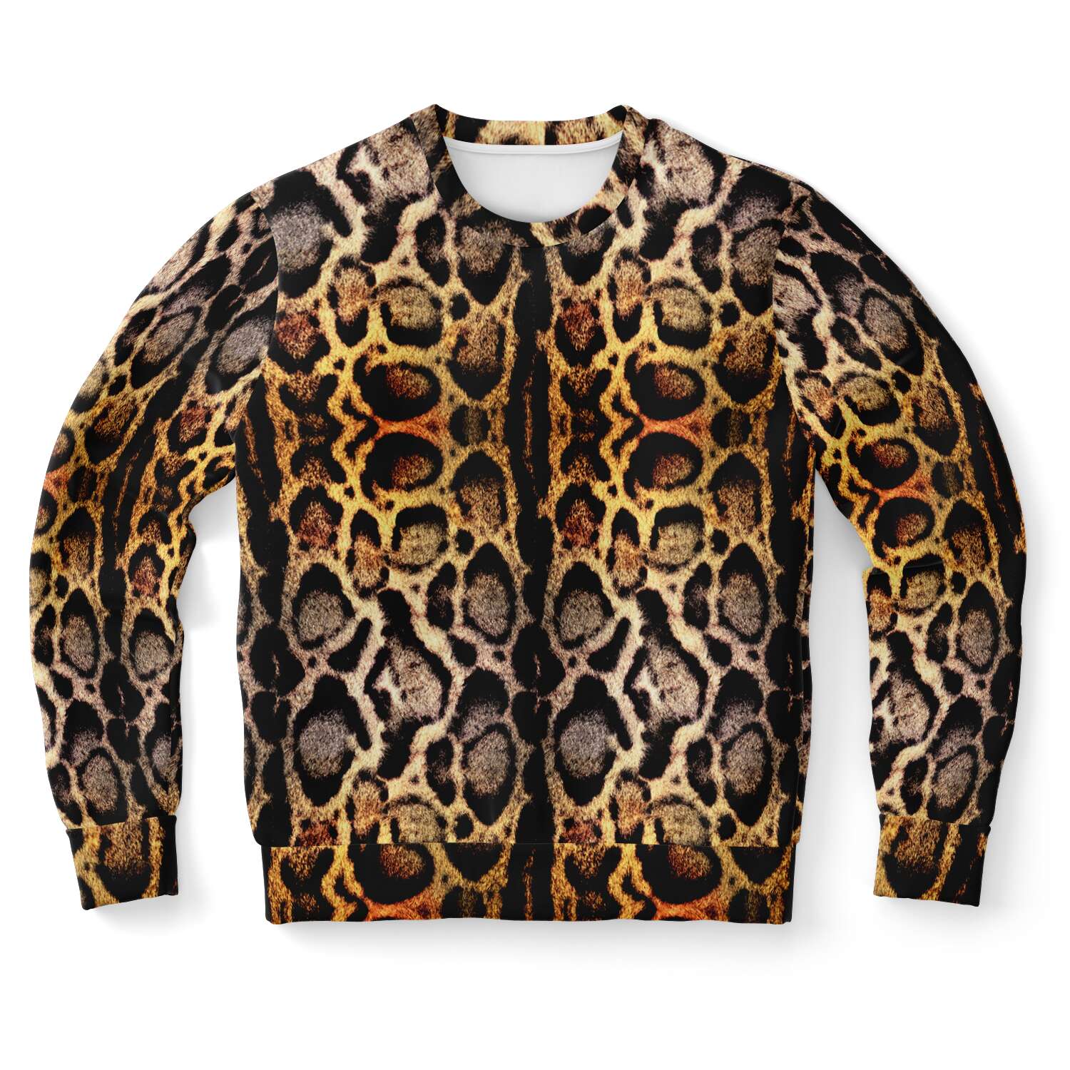 Natural Leopard Animal Print Sweatshirt