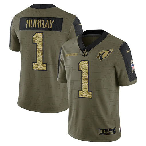 Men’S Arizona Cardinals Kyler Murray Camo 2021 Salute To Service Limited Player Jersey