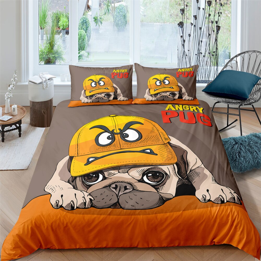 Puppy 3D Bedding Set Camera Duvet Cover With Pillowcase Unisex Covers Girls