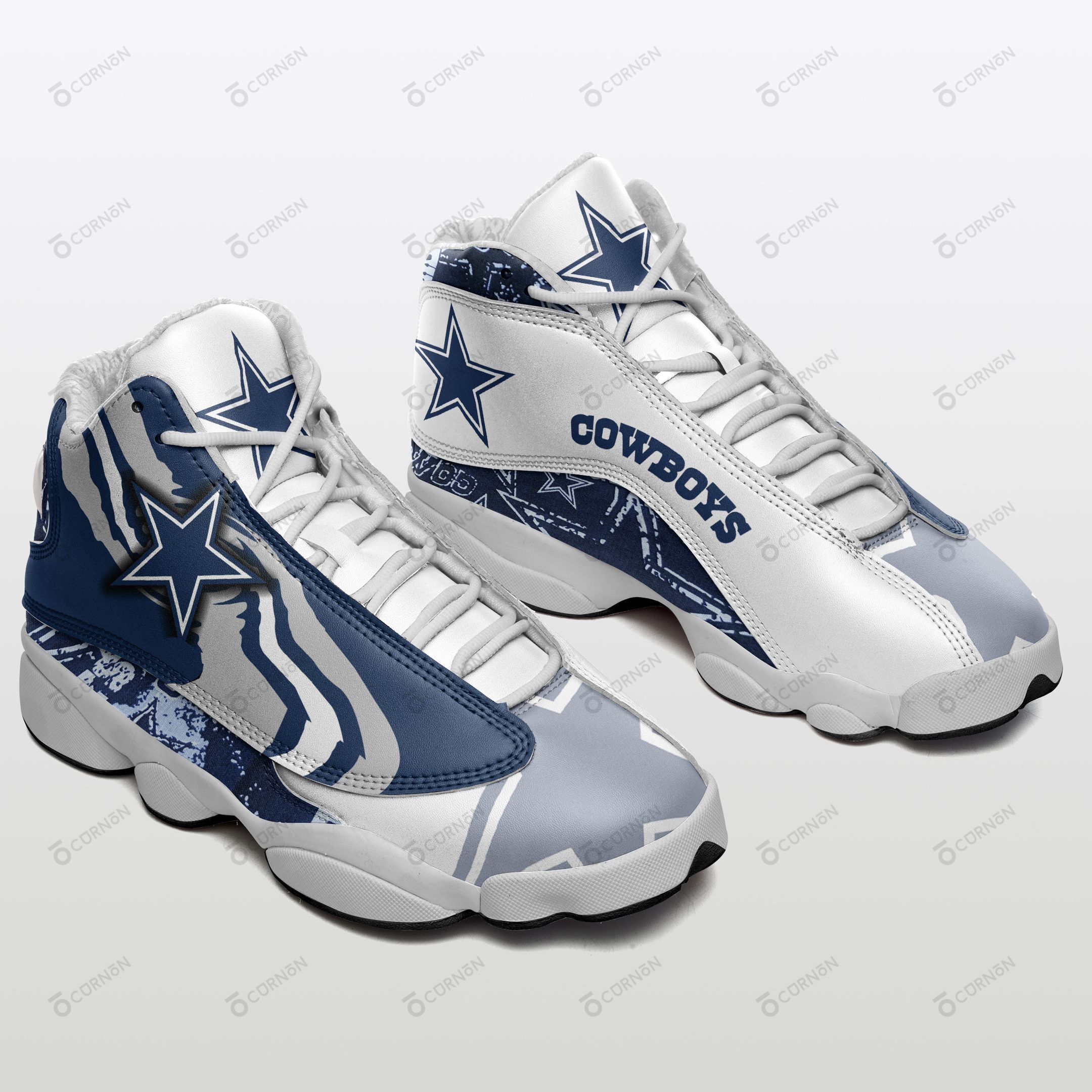 Dallas Cowboys Air JD13 Sneakers 546