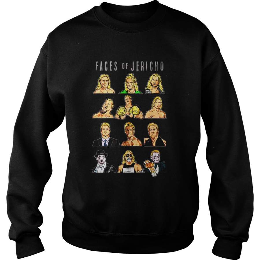 Chris Jericho faces of Jericho Sweatshirt