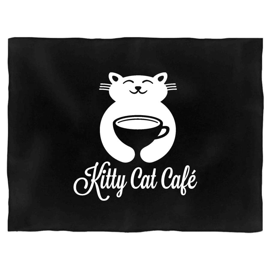 Unique Coffee Lover Gift For Coworker Funny Animal Office Cubicle Art Blanket