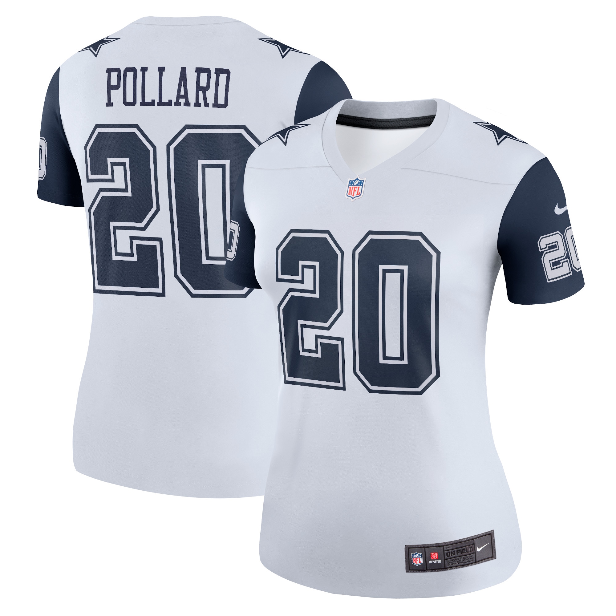 Tony Pollard Dallas Cowboys Women's Alternate Legend Jersey – White