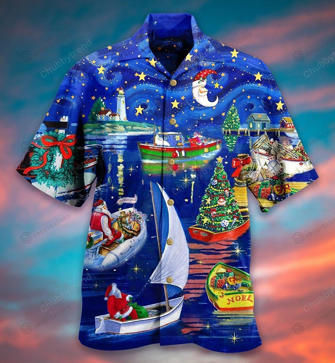 Merry Christmas Coming Hawaii Shirt Ha3059