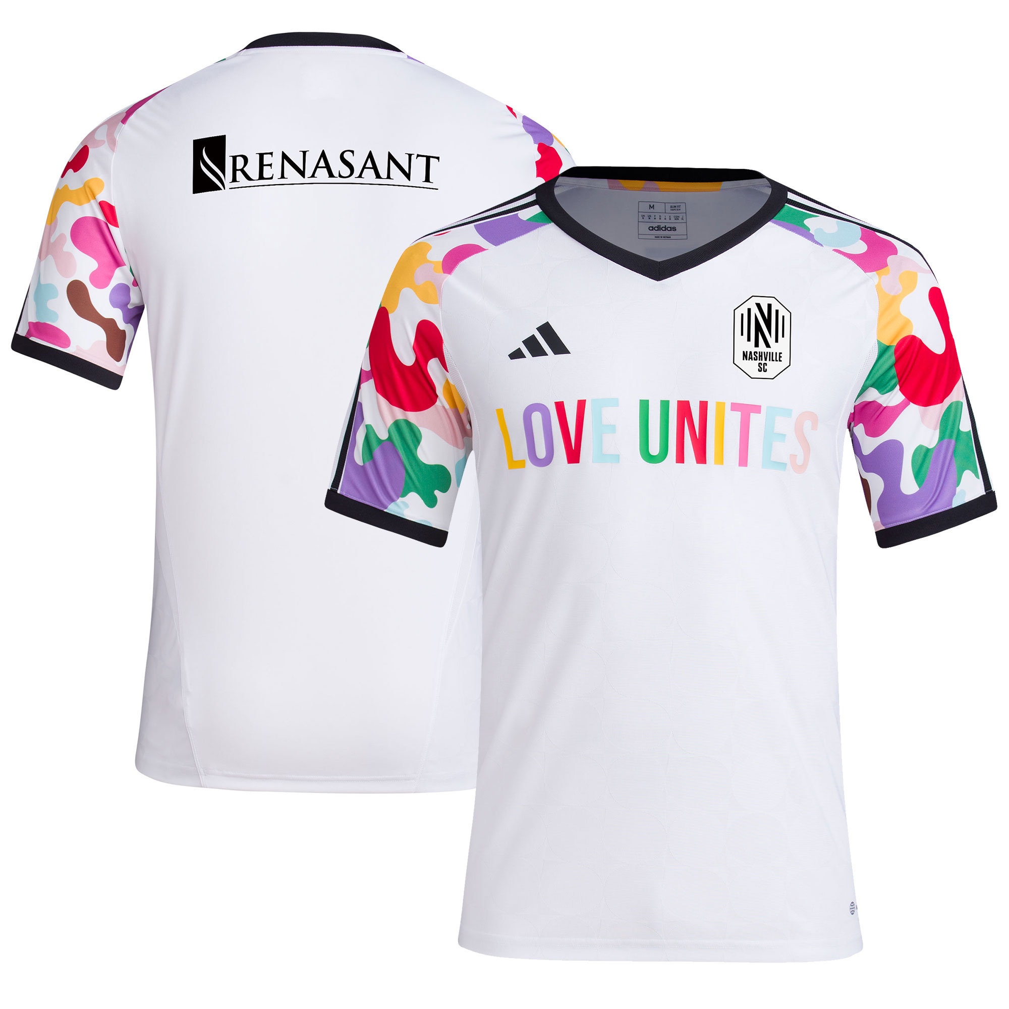 Nashville SC 2023 Pride Pre-Match Top – White