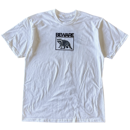 Beware of Raccoon Tee Shirt Outfit  For Men  For Women