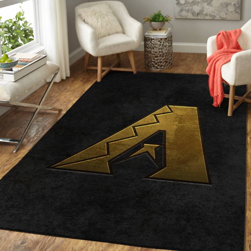 Rug Home Decor Arizona Diamondbacks Gold – Gold Sport Logo