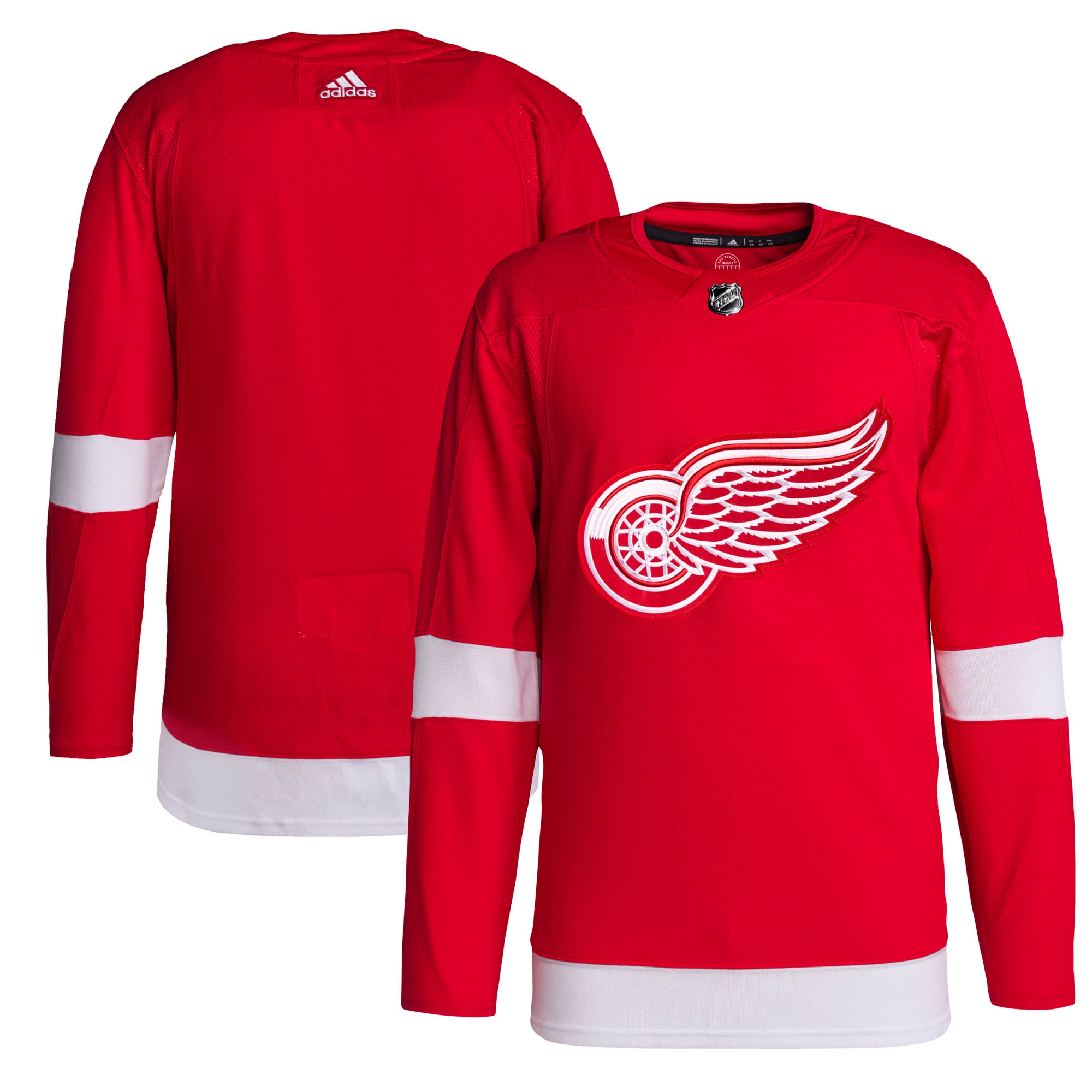 Detroit Red Wings Home Primegreen Authentic Jersey – Red