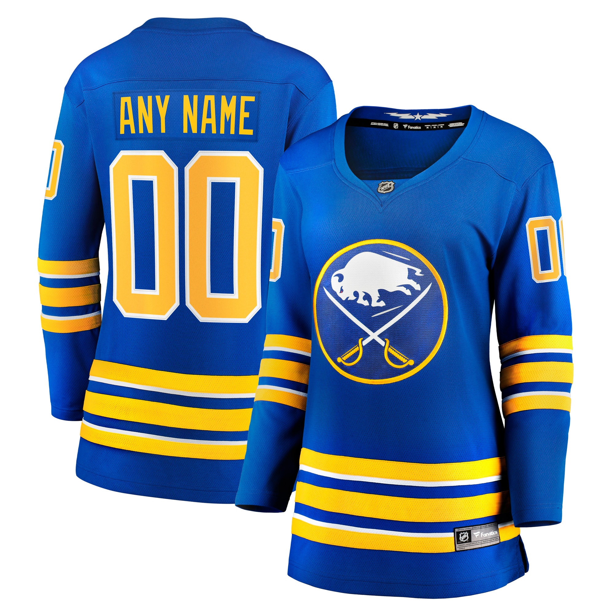 Buffalo Sabres Branded Women's Home Breakaway Custom Jersey – Royal