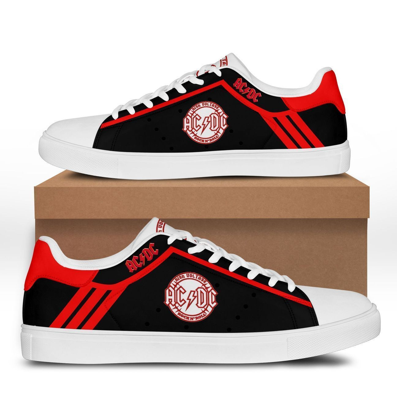 Ac/Dc 3D Over Printed Shoes Ver 10