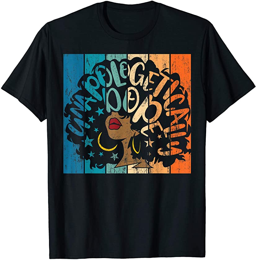 Unapologetically Dope Afro African American Christmas Gift T-Shirt