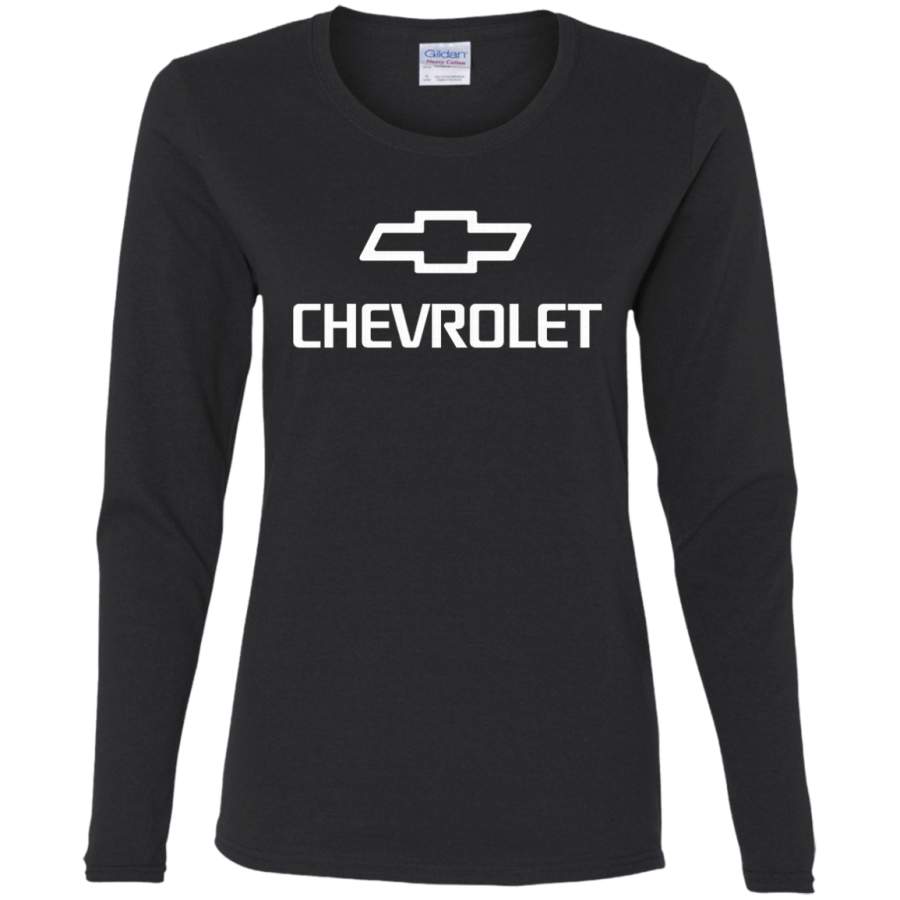 AGR Chevrolet Logo Ladies’ Cotton LS T-Shirt