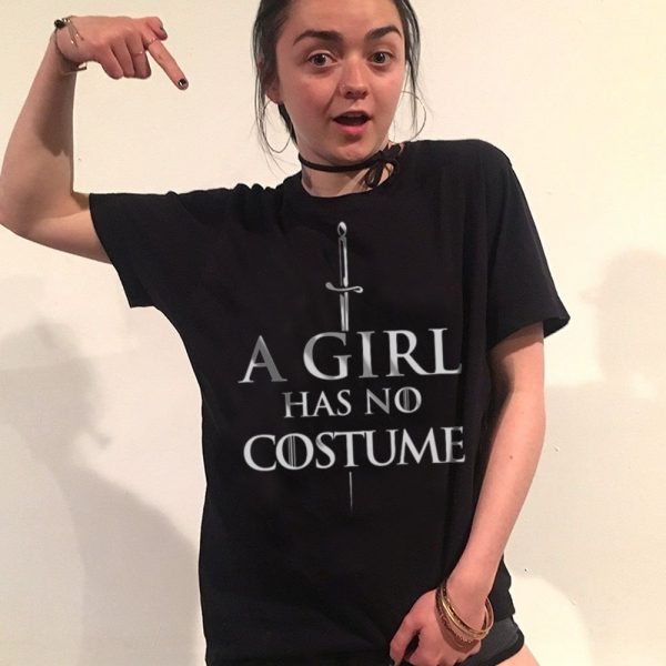 Game Of Thrones A Girl Has No Costume 2D Tshirt Hg