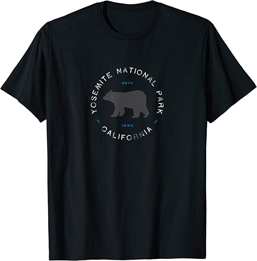 Yosemite National Park Retro Vintage Graphic T-Shirt