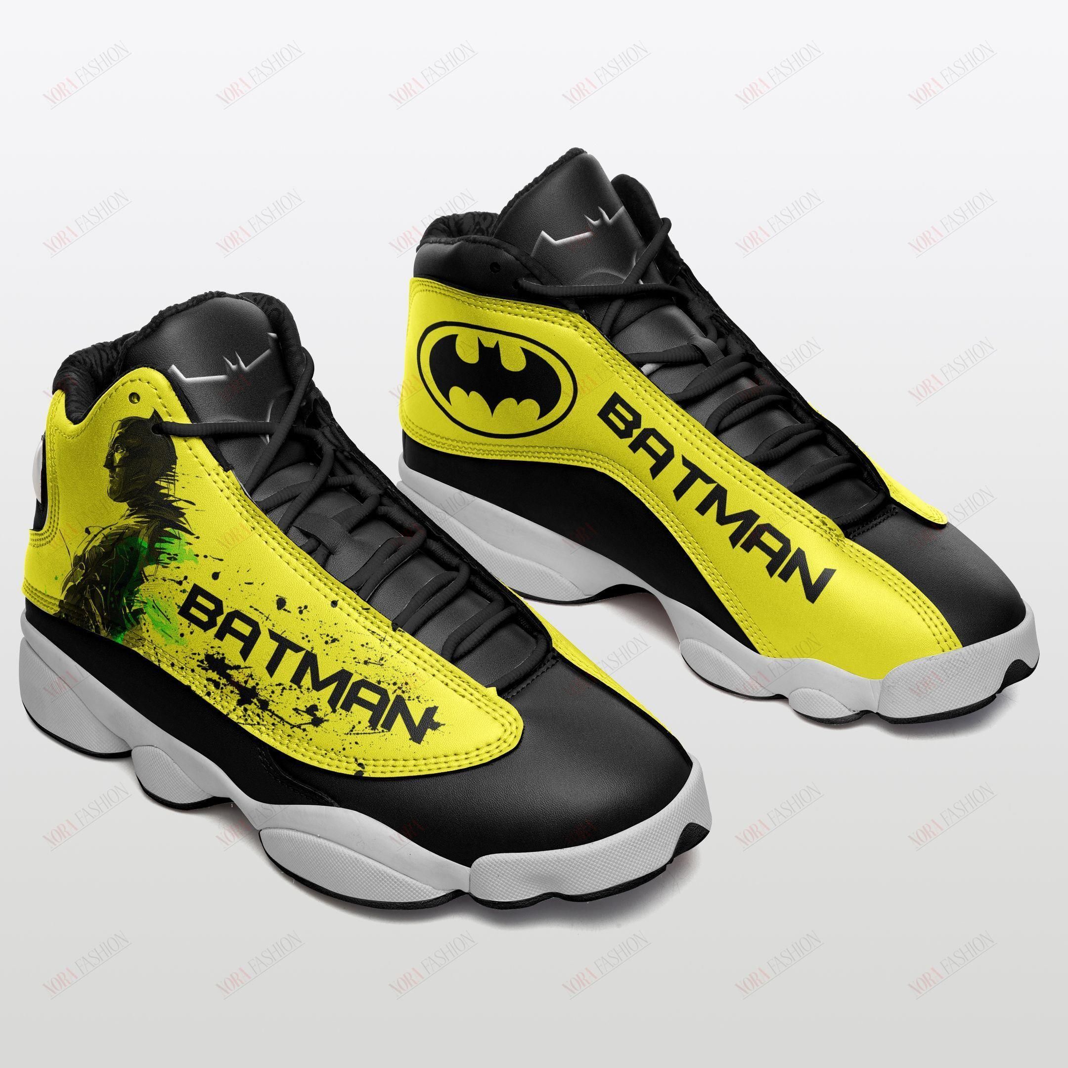 Batman Air Jordan 13 Sneakers Sport Shoes Plus Size