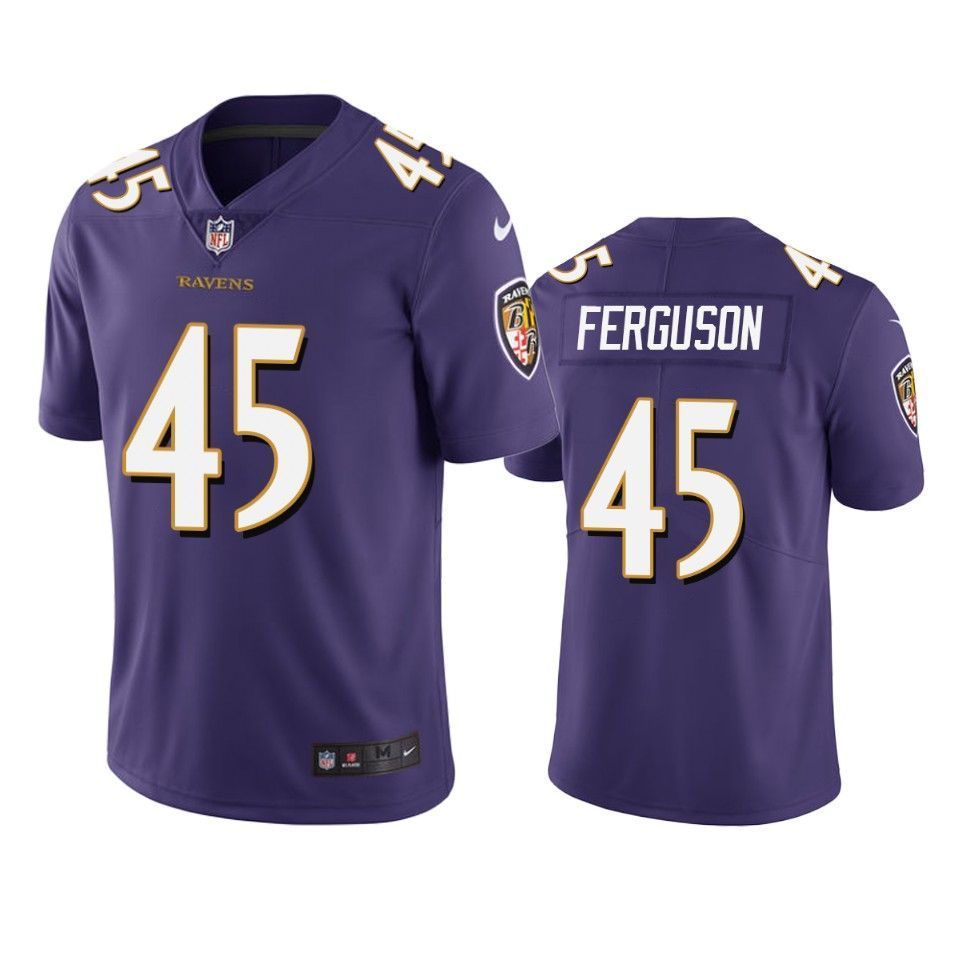 Baltimore Ravens Jaylon Ferguson 2019 NFL Draft Purple Vapor Limited Jersey