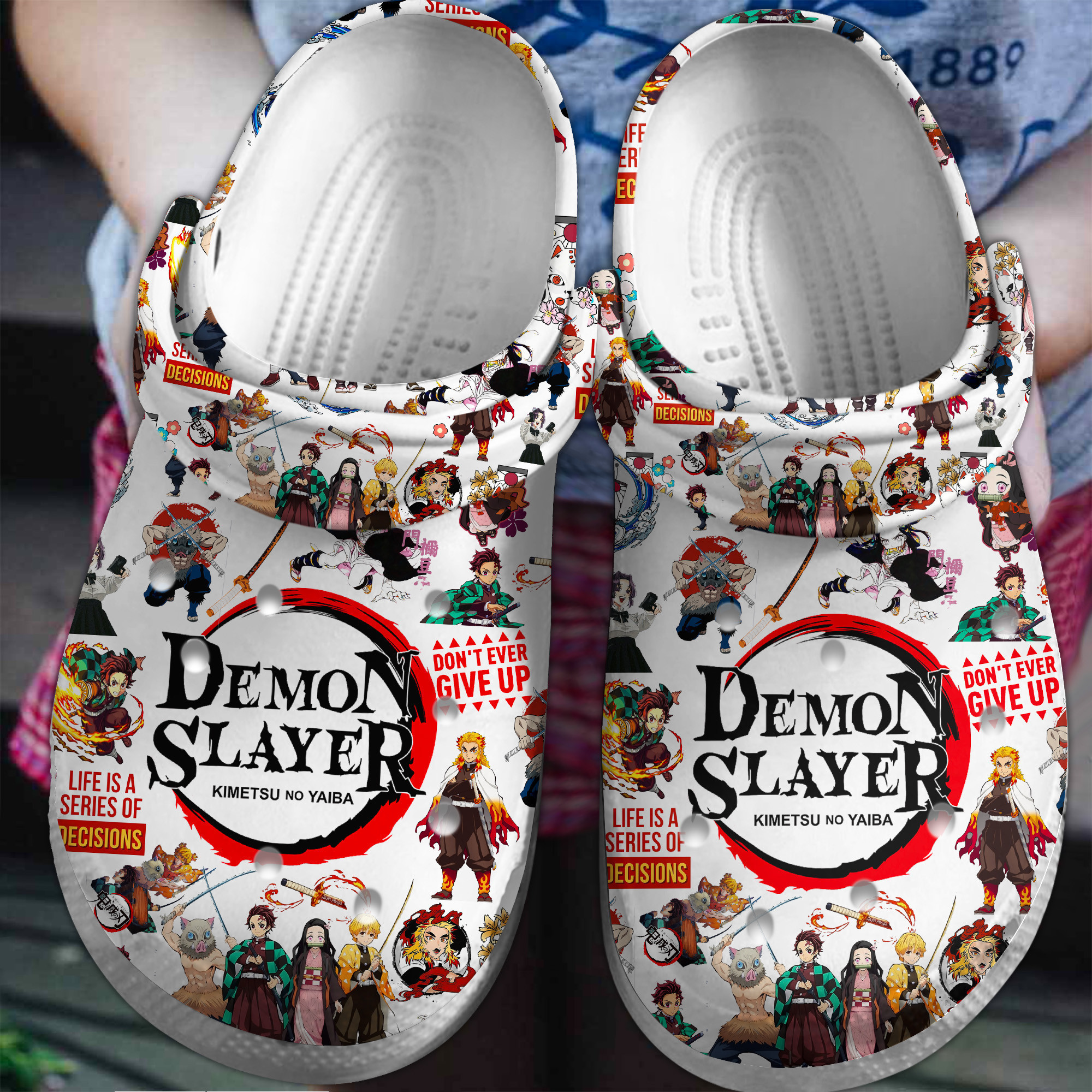Demon Slayer Kimetsu No Yaiba Crocss Clogs For Men Women And Kid Tkml0Gqv
