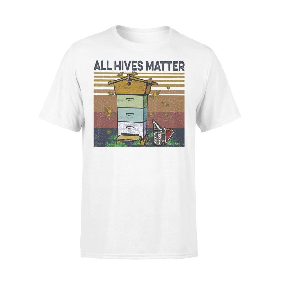 Bee All Hives Matter Vintage Retro T-shirt