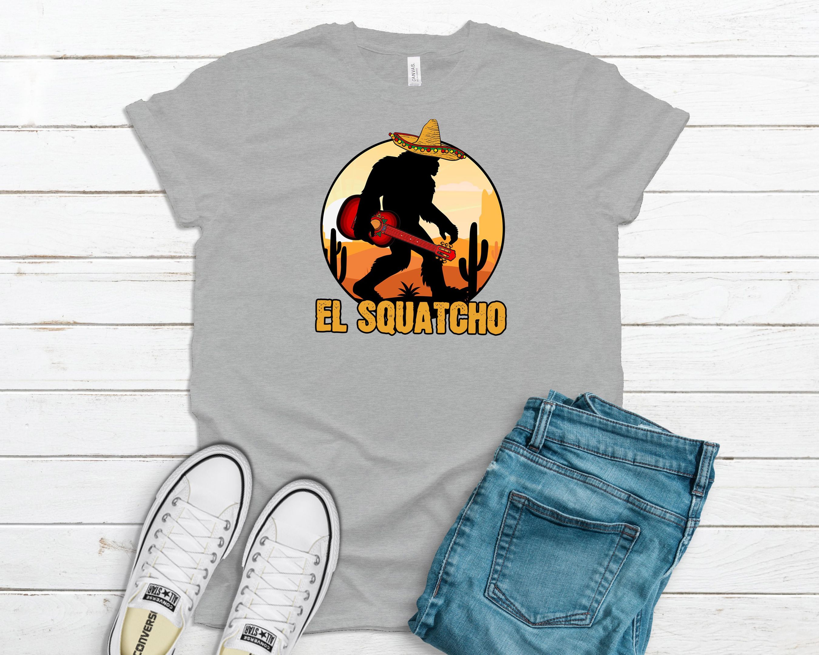 El Squatcho Shirt, Big Foot Shirt, Mexico Shirt, Latin Shirt