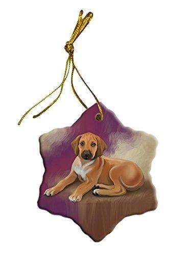 Rhodesian Ridgeback Puppy Star Porcelain Ornament Spor48066