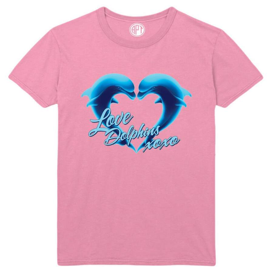 Blue Dolphin Love Printed T-Shirt Tall