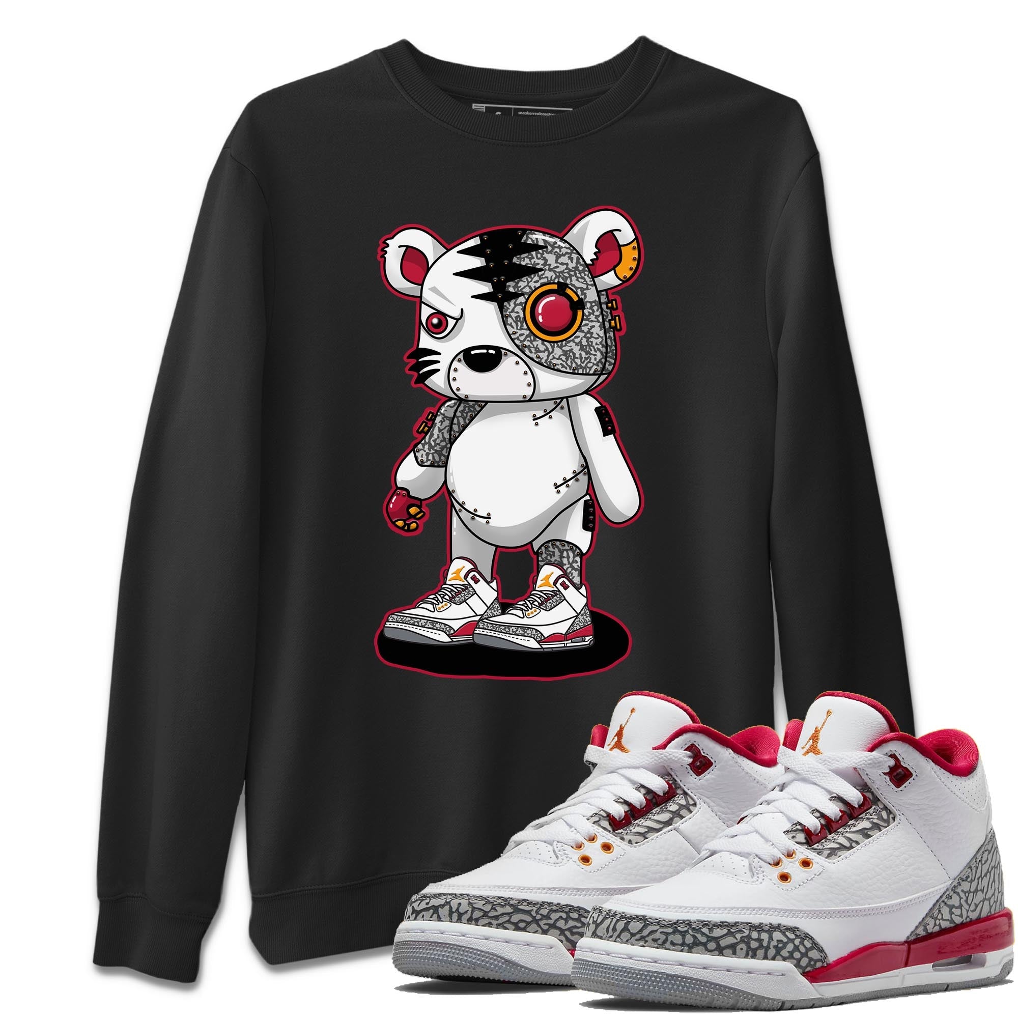 Cyborg Tiger Sweatshirt – Air Jordan 3 Cardinal