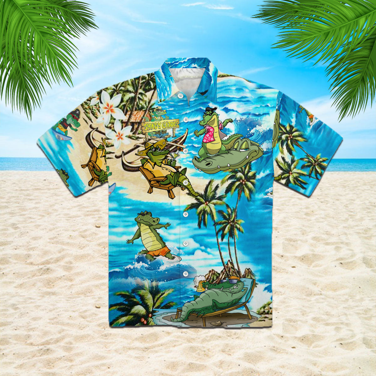 Oragontee Crocodile Summer Hawaii Shirt For Men Adult Ha98492