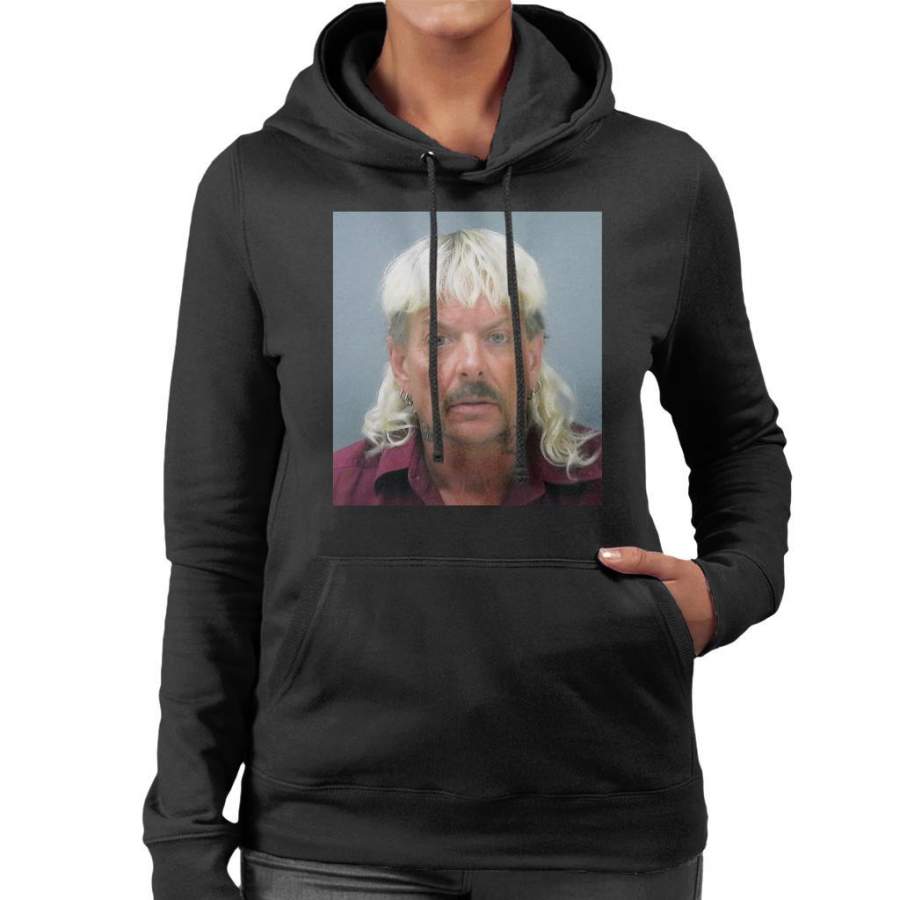 Tiger King Joe Exotic Mugshot Women’s Hooded Sweatshirt