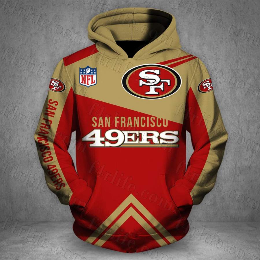 Men / Women New Design San Francisco 49ers 3D Hoodie, Hoodie for 49ers Fans