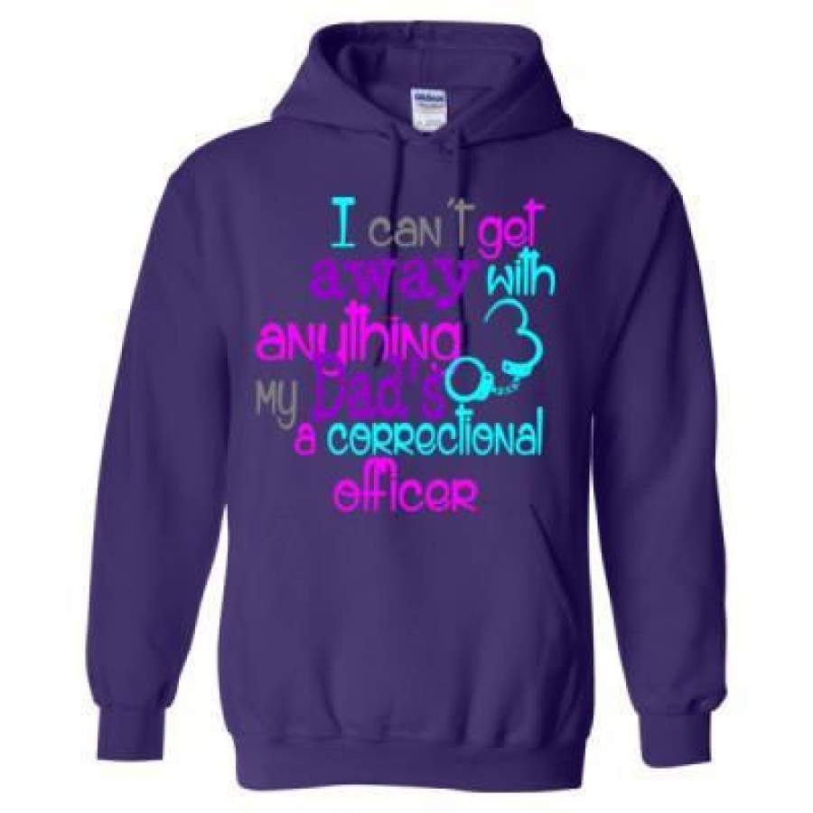 AGR I Cant Get Away With Anything My Dads A Correctional Officer – Heavy Blend™ Hooded Sweatshirt