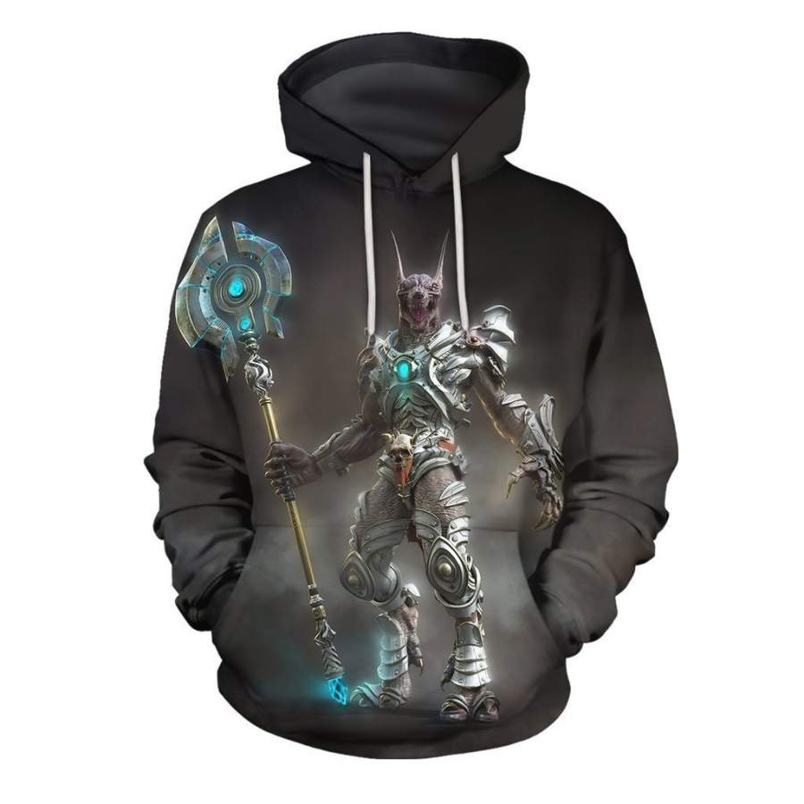 3D All Over Print Egypt God Hoodie