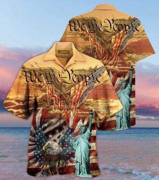 Shop We The People American Flag Eagle Hawaii Shirts Ha24973