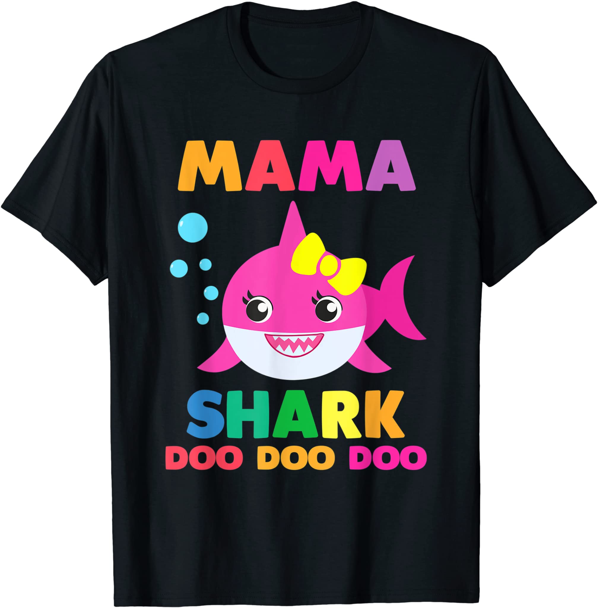 Mama Shark T-Shirt Doo Doo Funny Baby Mommy Kids T-Shirt