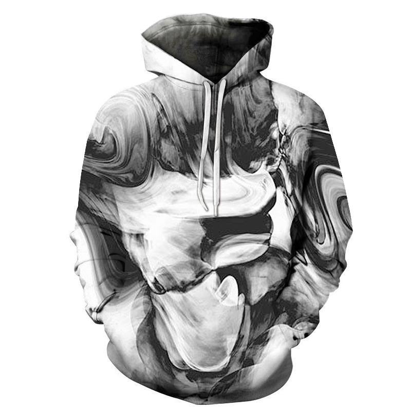 Marble Men's Zip Up Hoodie