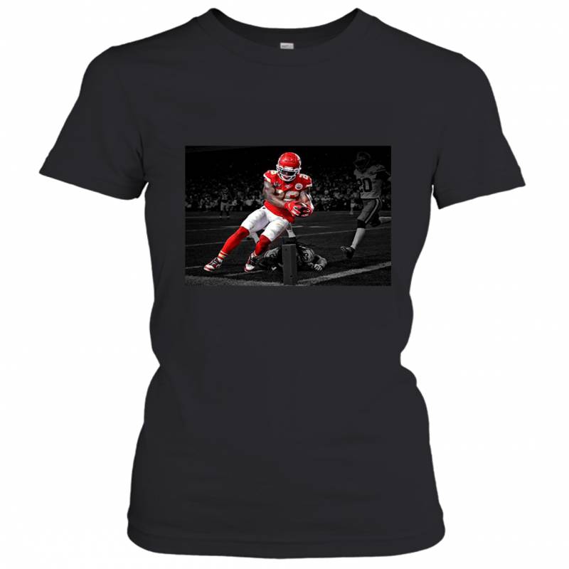 Super Bowl 54 Kansas City Chiefs Damien Williams scores The Game Winning Touch Down During The Super Bowl Women’s T-Shirt