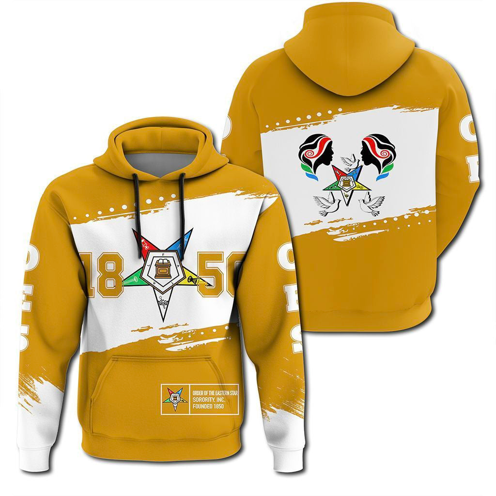 Hoodie – Order Of The Eastern Star Yellow University Hoodie