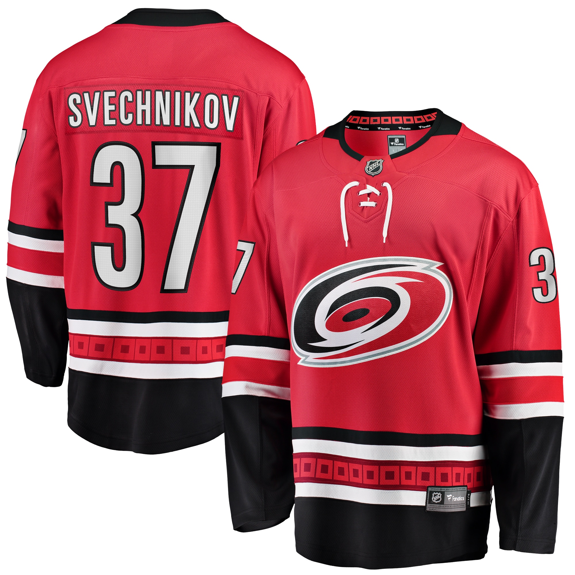 Men's Carolina Hurricanes Andrei Svechnikov Red Alternate Premier Breakaway Player Jersey