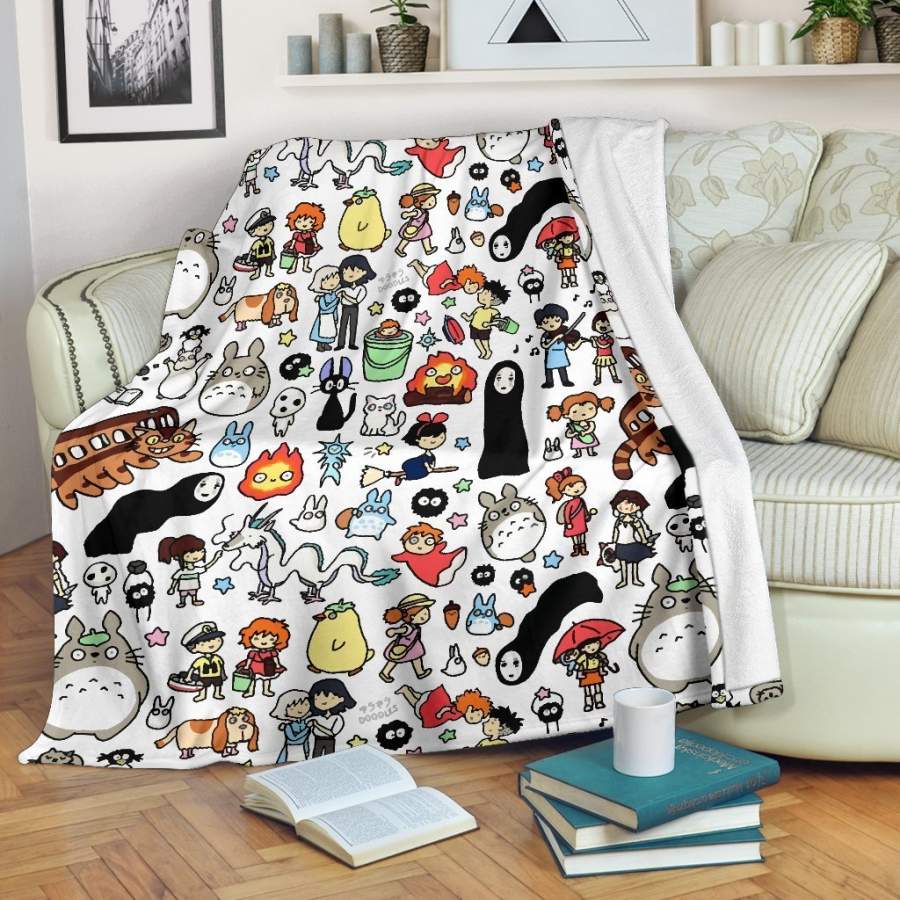 Totoro Studio Ghibli Premium Blanket