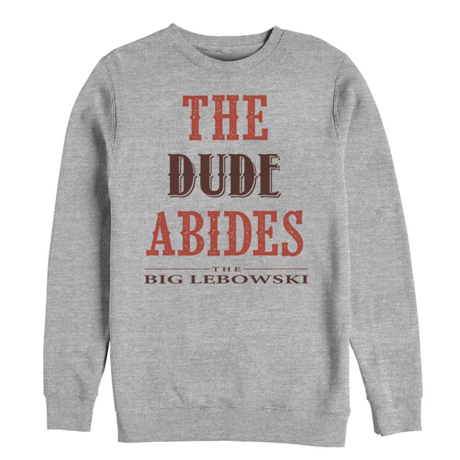 The Big Lebowski Men’s The Dude Abides  Sweatshirt