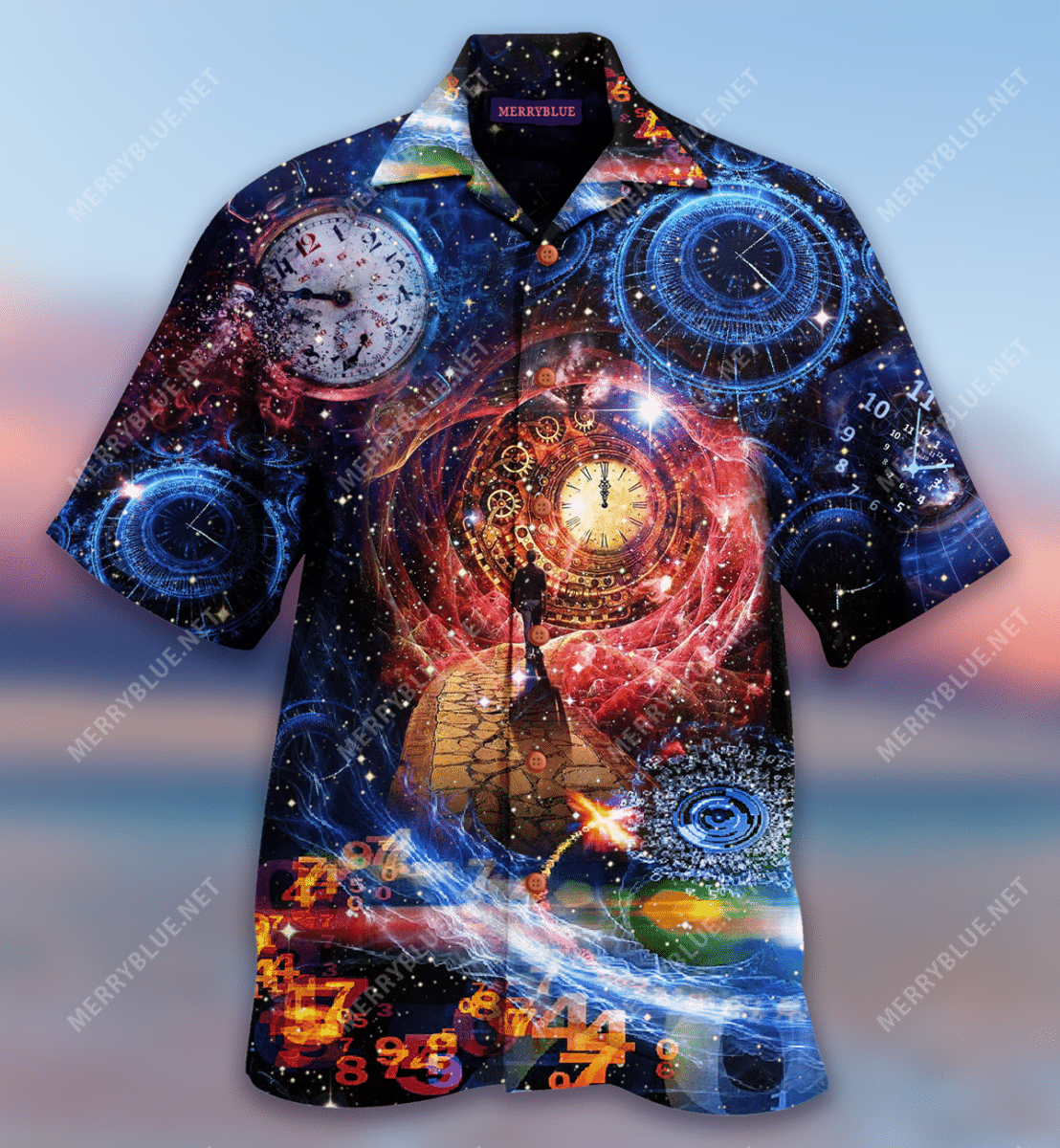 Let’s Get Back To The Future Cause Time Flies Hawaiian Shirt